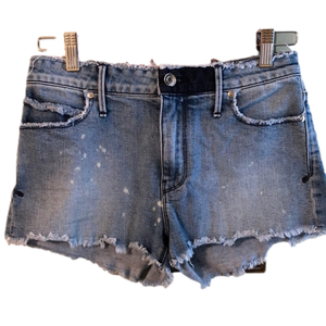 RTA (Road to Awe) Denim Cut-Off Shorts (Size Small/Size 25) (Made in L.A.)